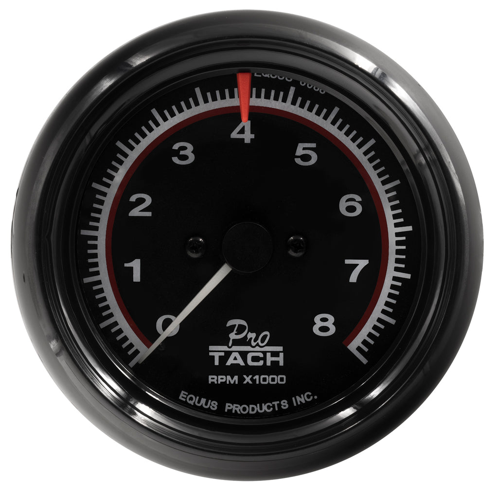 Gauge,-Tachometer,-3-38-,-8K-Rpm,-Blk-Dial-Blk-Case,-6000-Series