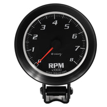 Load image into Gallery viewer, Gauge,-Tachometer,-3-38-,-8K-Rpm,-Blk-Dial-Blk-Case,-6000-Series
