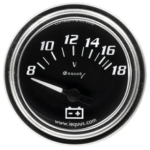 Load image into Gallery viewer, Gauge,-Voltmeter,-2-,-8-18V,-90-Degree-Sweep,-Elec,-Chrome,-7000-Series
