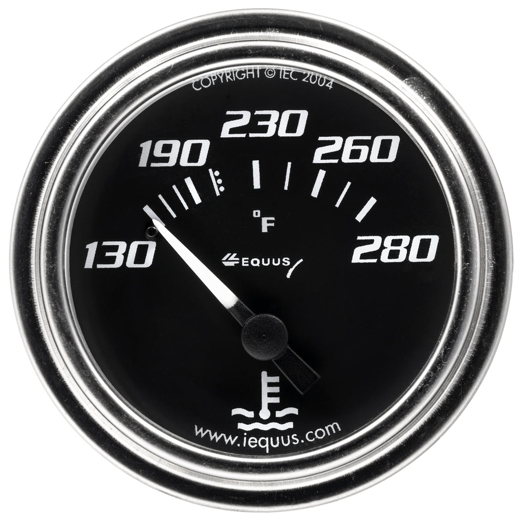Gauge,-Water-Temp,-2-,-130-280-F,-90-Degree-Sweep,-Mech,-Chrme,-7000-Serie