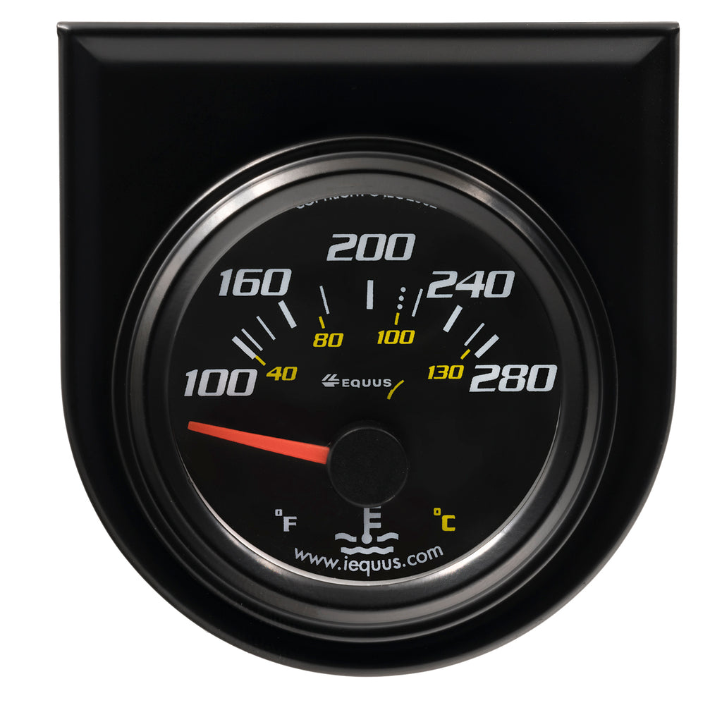 Gauge,-Water-Temperature,-2-100-280F,-90-Sweep-Elec,-Black,-6000-Series
