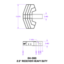 Load image into Gallery viewer, Gen-Y-2.5In-Shank-500Lb-Capacity-Serrated-Hitch-Step