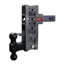 Load image into Gallery viewer, Gen-Y-Mega-Duty-2In-Offset-Shank-7.5In-Drop-2K-Tw-10K-Hitch-WGh-031-Dual-BallGh-032-Pintle-Lock