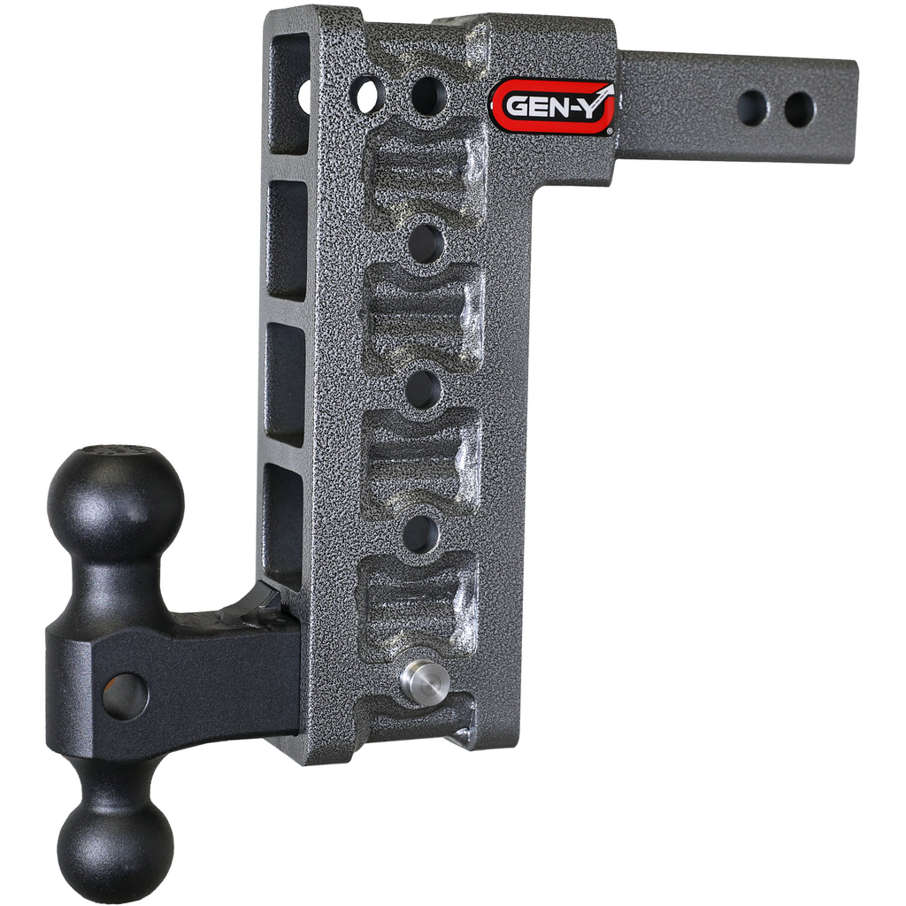 Gen-Y-Mega-Duty-2In-Shank-10In-Drop-2K-Tw-16K-Hitch-WGh-051-Dual-Ball
