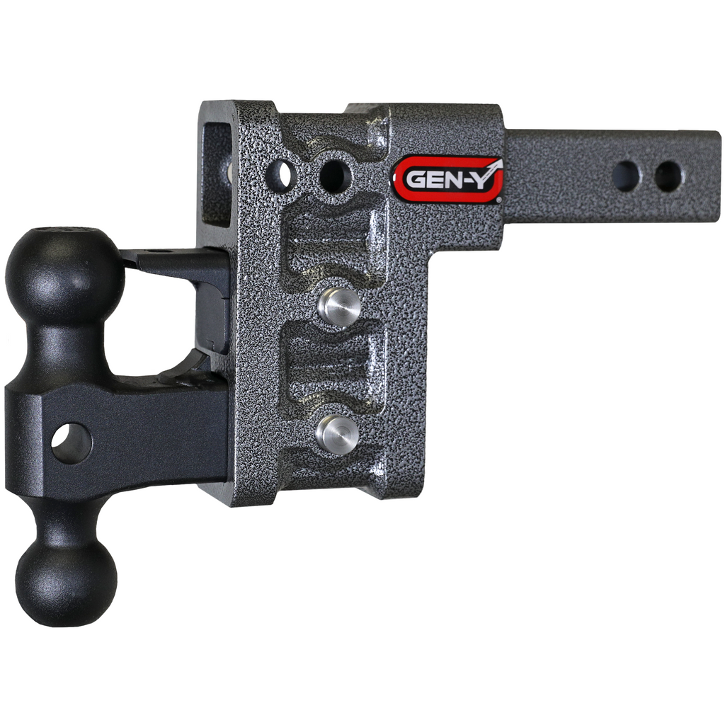 Gen-Y-Mega-Duty-2In-Shank-5In-Drop-2K-Tw-16K-Hitch-WGh-051-Dual-BallGh-032-Pintle-Lock