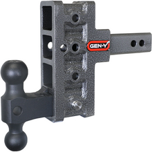 Load image into Gallery viewer, Gen-Y-Mega-Duty-2In-Shank-5In-Offset-Drop-2K-Tw-16K-Hitch-WGh-051-Dual-Ball