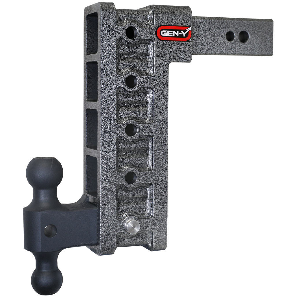 Gen-Y-Mega-Duty-2.5In-Shank-12In-Drop-3500Lb-Tw-32K-Hitch-WGh-0161-Dual-Ball