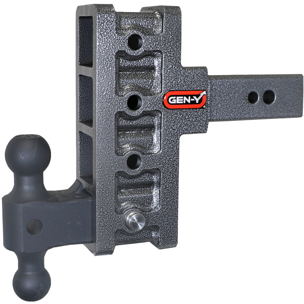 Gen-Y-Mega-Duty-2.5In-Shank-6In-Offset-Drop-3500Lb-Tw-32K-Hitch-WGh-0161-Dual-Ball