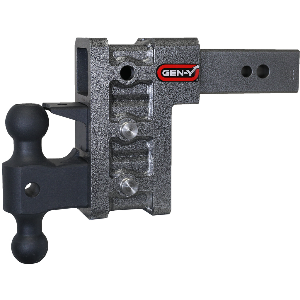 Gen-Y-Mega-Duty-2.5In-Shank-6In-Drop-3500Lb-Tw-32K-Hitch-WGh-0161-Dual-BallPintle-Lock