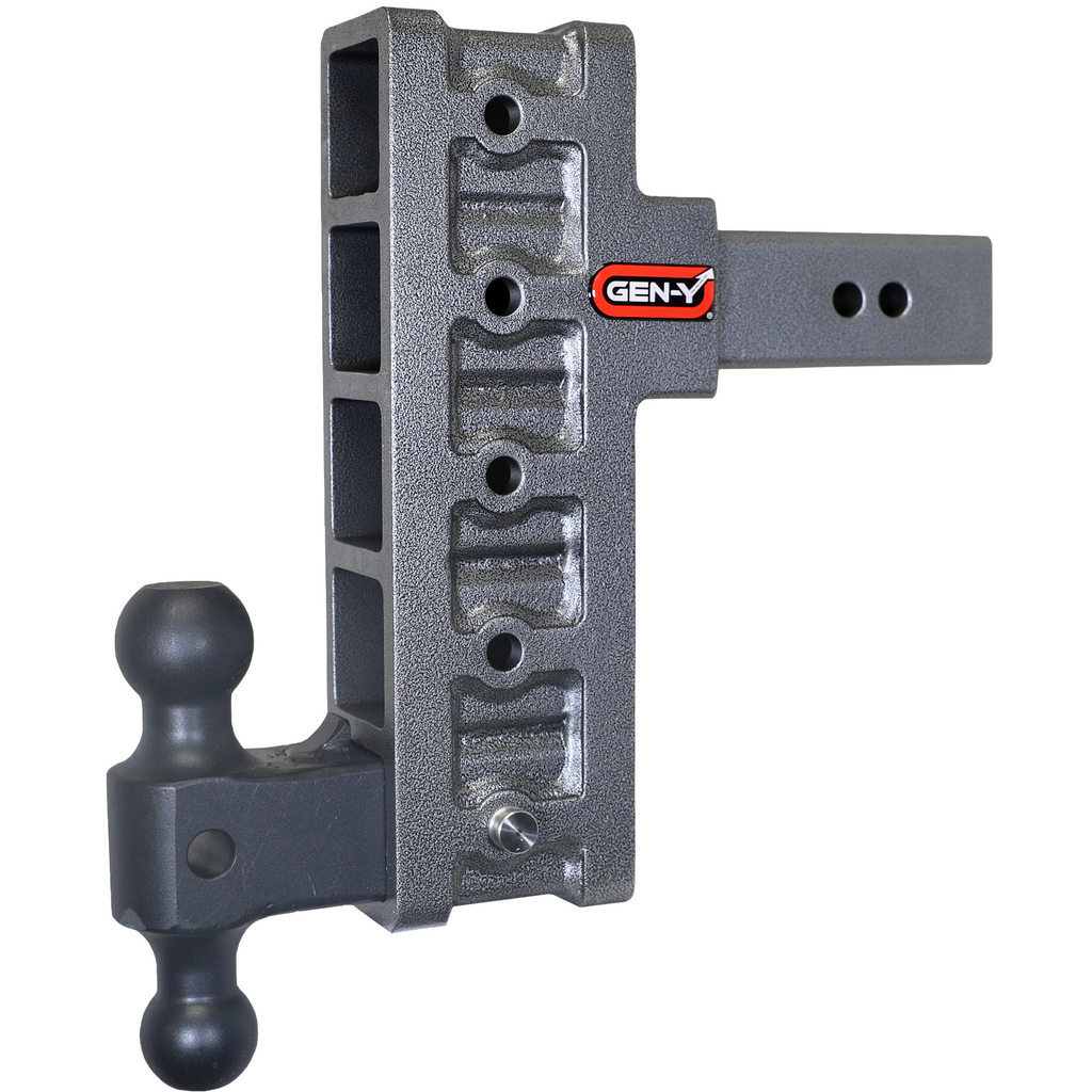 Gen-Y-Mega-Duty-2.5In-Shank-9In-Offset-Drop-3K-Tw-21K-Hitch-WGh-061-Dual-Ball