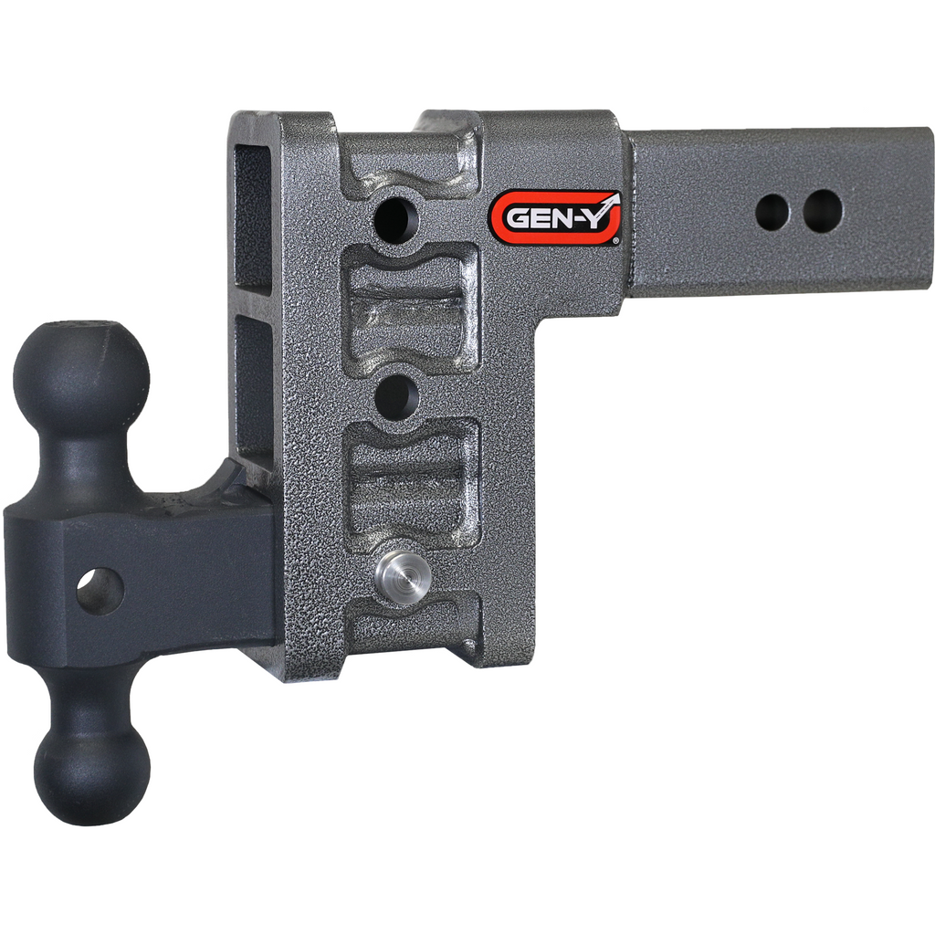 Gen-Y-Mega-Duty-3In-Shank-6In-Drop-3500Lb-Tw-32K-Hitch-WGh-0161-Dual-Ball
