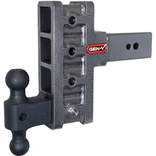 Load image into Gallery viewer, Gen-Y-Mega-Duty-3In-Shank-6In-Offset-Drop-3500Lb-Tw-32K-Hitch-WGh-0161-Dual-Ball