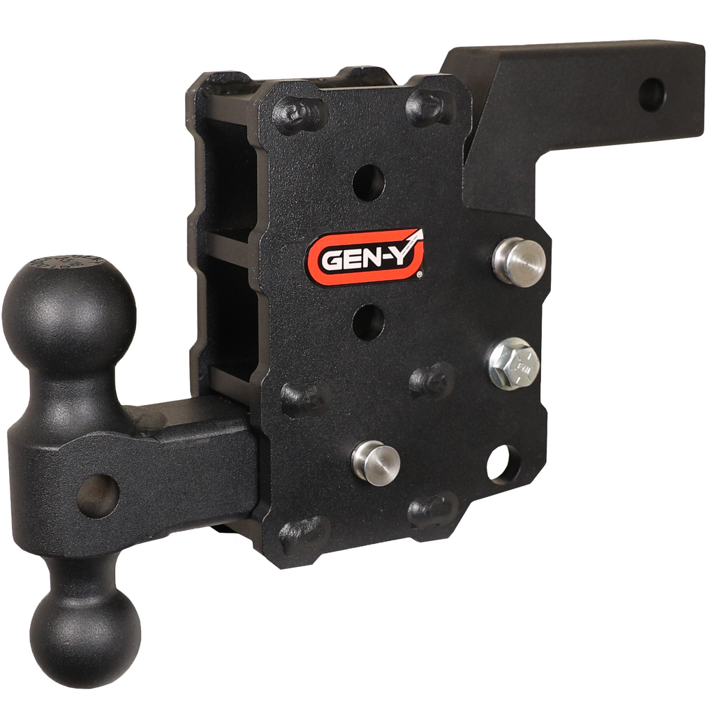 Gen-Y-Phantom-Flip-2In-Shank-6In-Drop-1200Lb-Tw-12K-Hitch-WGh-044-Dual-Ball-Mount