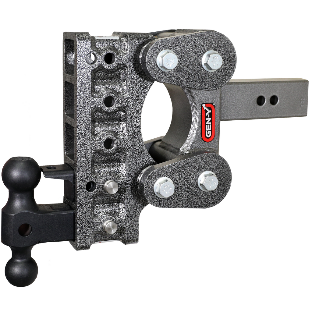 Gen-Y-The-Boss-Torsion-Flex-2.5In-Shank-7.5In-Drop-10K-Hitch-WGh-031-Dual-BallGh-032-Pintle-Lock