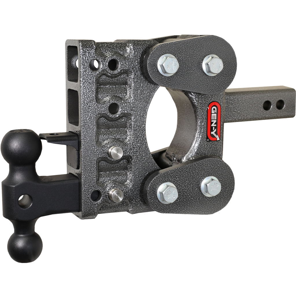 Gen-Y-The-Boss-Torsion-Flex-2In-Shank-5In-Drop-10K-Hitch-WGh-031-Dual-BallGh-032-Pintle-Lock