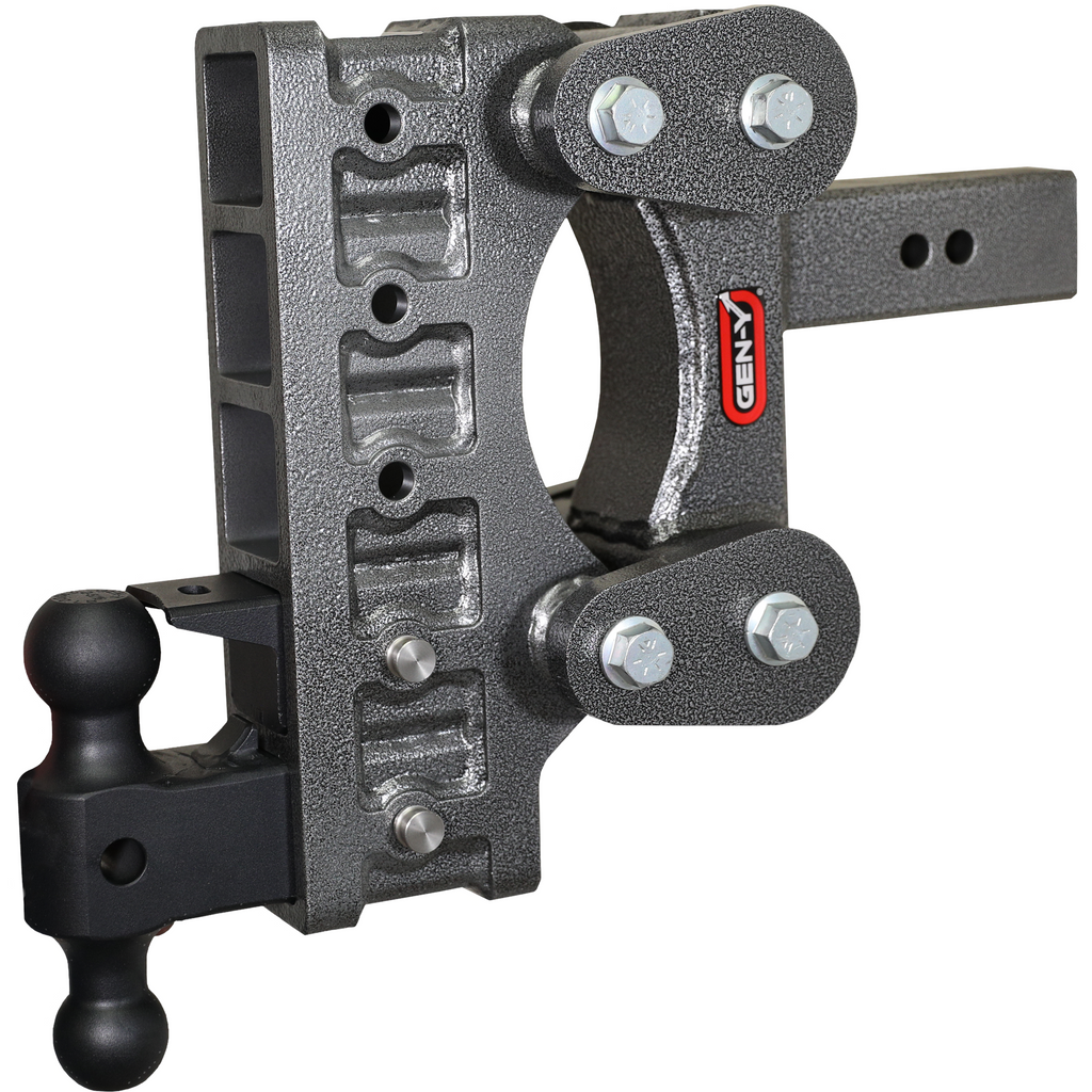 Gen-Y-The-Boss-Torsion-Flex-2.5In-Shank-9In-Drop-21K-Hitch-WGh-061-Dual-BallGh-062-Pintle-Lock
