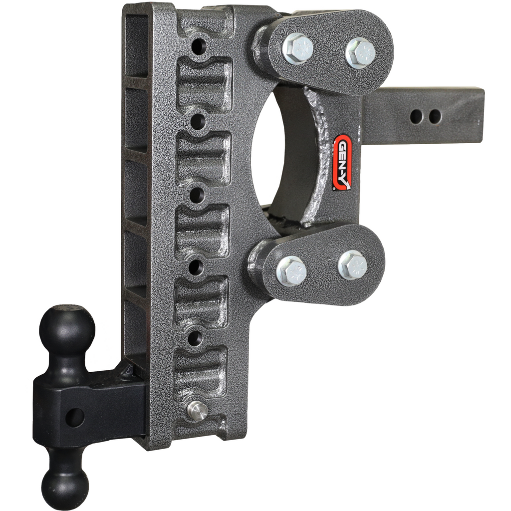 Gen-Y-The-Boss-Torsion-Flex-2.5In-Shank-12In-Drop-2400Lb-Tw-21K-Hitch-WGh-061-Dual-Ball