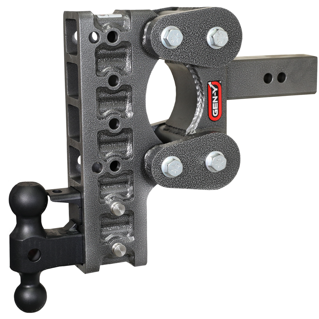 Gen-Y-The-Boss-Torsion-Flex-2.5In-Shank-10In-Drop-16K-Hitch-WGh-051-Dual-BallGh-032-Pintle-Lock