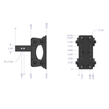 Load image into Gallery viewer, Gen-Y-The-Boss-Torsion-Flex-Pintle-Plate-2.5In-Shank-6.5In-Drop-2400Lb-Tw-21K-Hitch