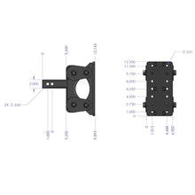 Load image into Gallery viewer, Gen-Y-The-Boss-Torsion-Flex-Pintle-Plate-2In-Shank-5.5In-Drop-1700Lb-Tw-16K-Hitch
