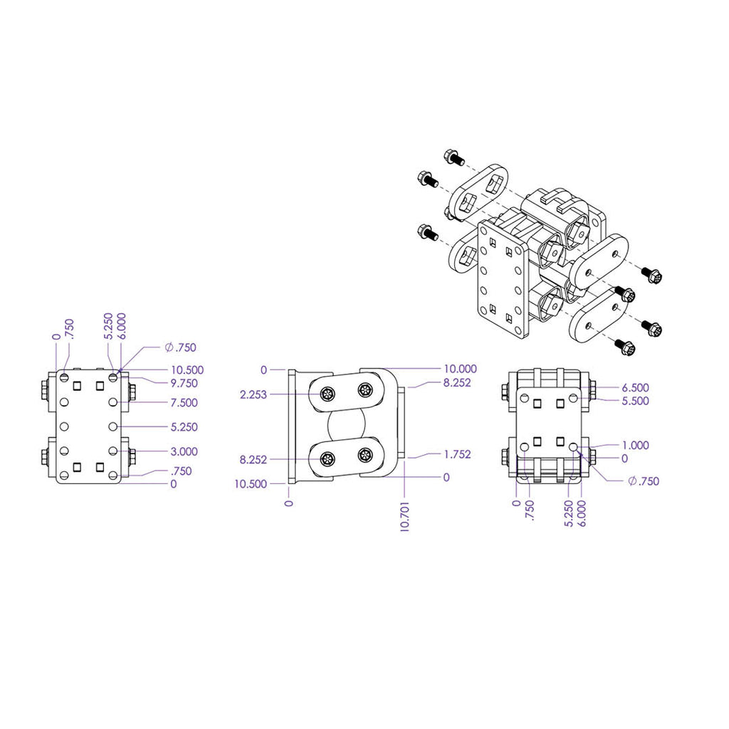 Gen-Y-Victory-Lane-Torsion-Flex-Flat-Plate-Trailer-Coupler-(1.5K-2.4K-Tw-21K-Towing)