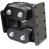 Gen-Y Hitch GH-10052 VICTORY LANE TORSION-FLEX Flat Plate Trailer Coupler 1.5K - 2.4K TW 21K Towing