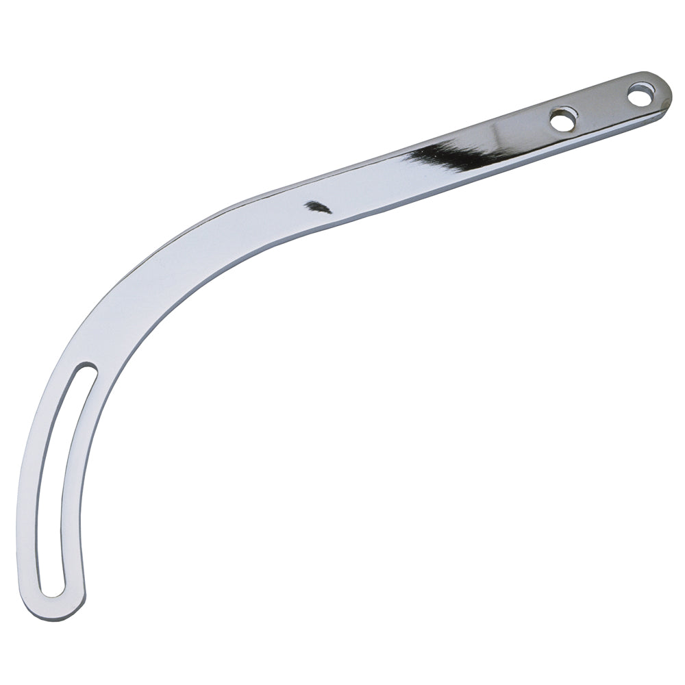 GenAlt-Bracket;-Universal;-1-In.-Wide;-14-In.-Long;-4-In.-Adjusting-Slot-Chrome