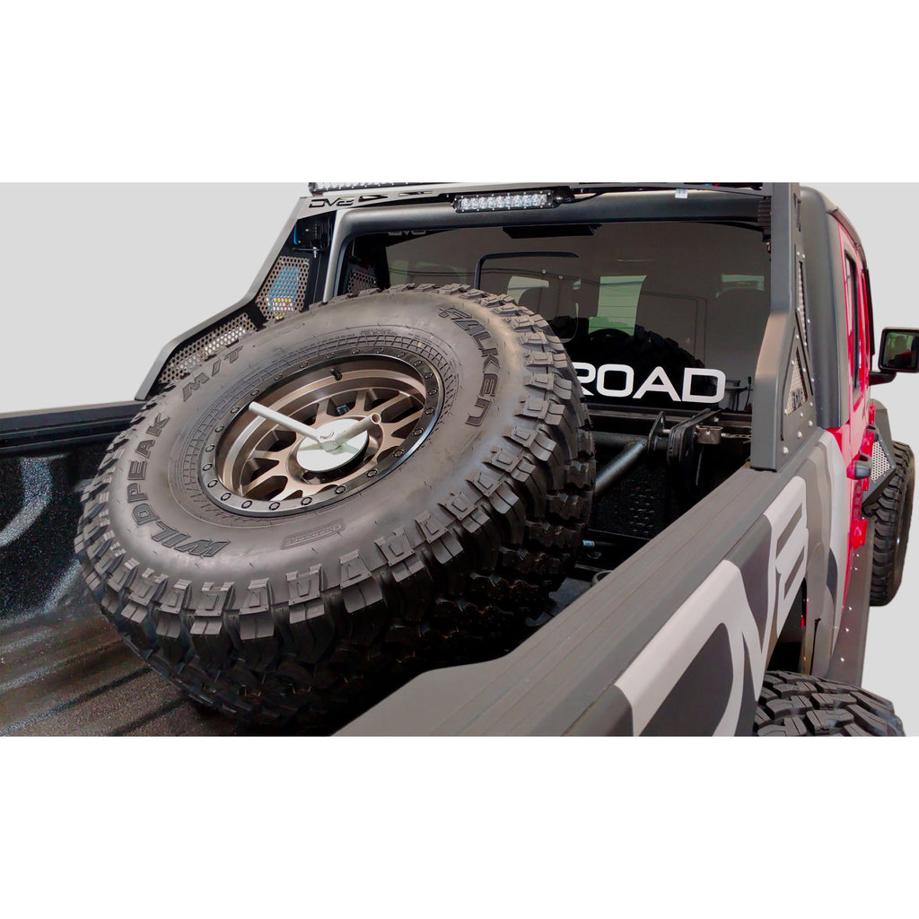 Gladiator-In-Bed-Adjustable-Tire-Carrier-For-20-Pres-Jeep-Gladiator-Dv8-Offroad