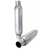 Hedman Hedders 25007 GLASS PACK Muffler; 2-1/4 in. Exhaust; 18 in. Case Length; 3-1/2 in. Diameter