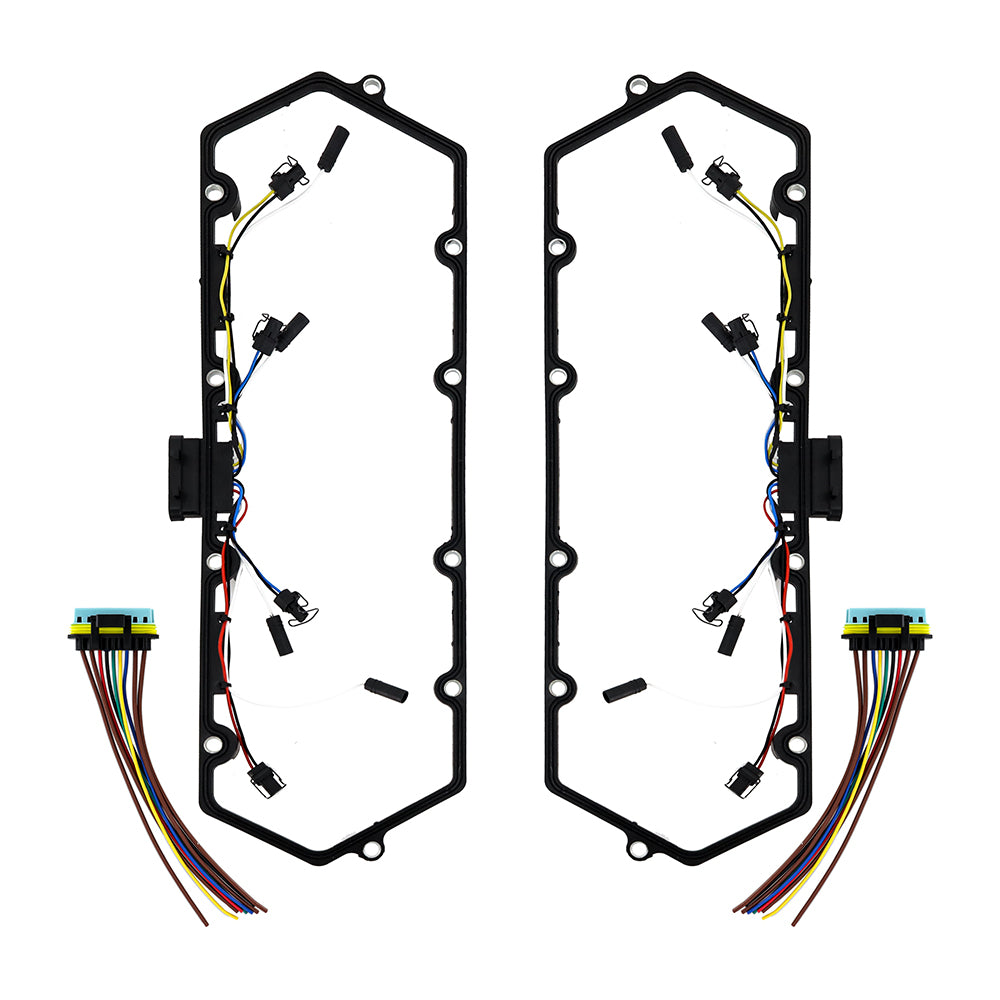 Glow-Plug-Harness---Valve-Cover-Gasket-Set,-Fits-Ford-Powerstroke-7.3L-1999-2003