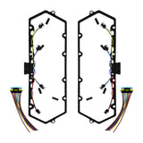 Mishimoto MMGH-F2D-98 Glow Plug Harness - Valve Cover Gasket Set, fits Ford Powerstroke 7.3L 1999-2003