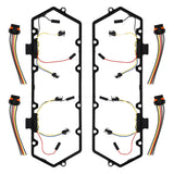 Mishimoto MMGH-F2D-94 Glow Plug Harness - Valve Cover Gasket Set, fits Ford Powerstroke 7.3L 1994-1997