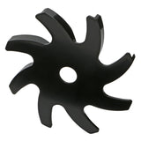 Trans-Dapt 7184 GM & FORD PASSENGER CAR ALUMINUM ALTERNATOR PULLEY FAN- BLACK FINISH