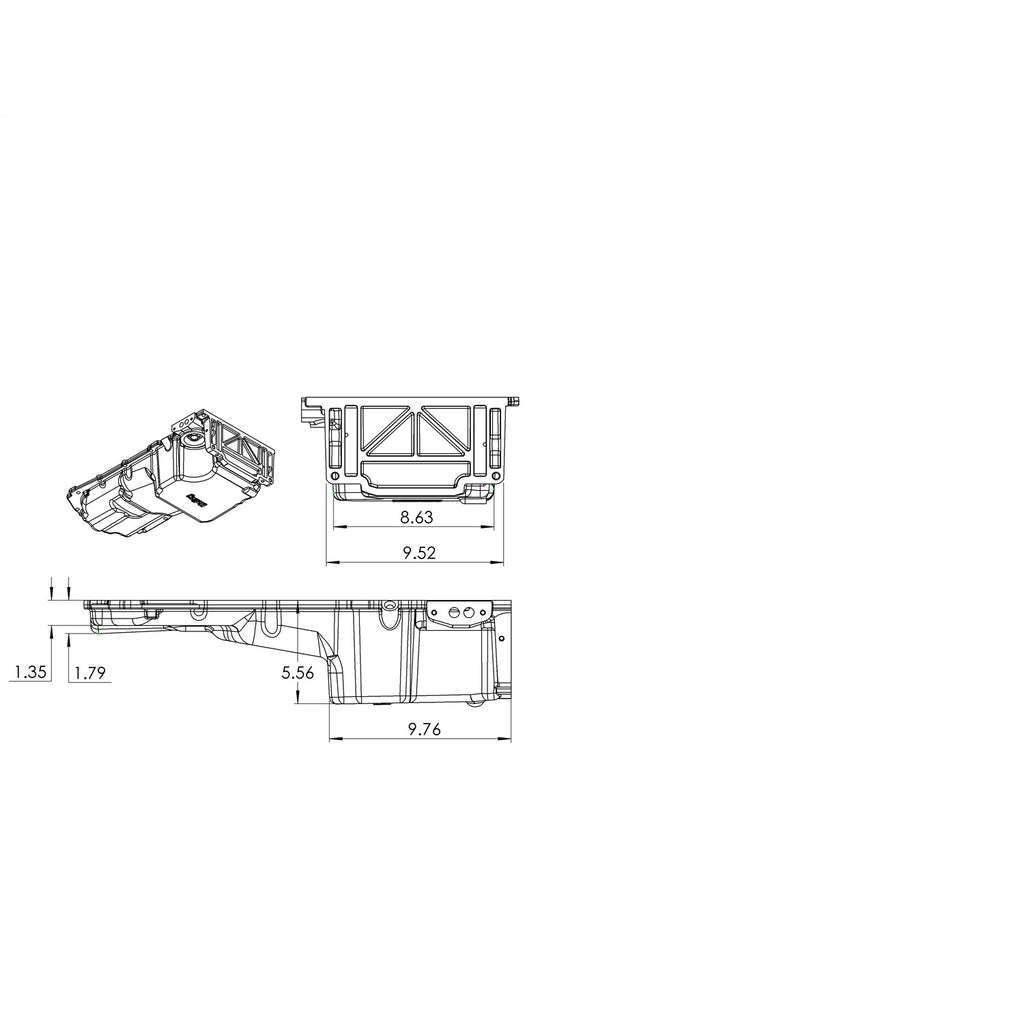 Gm-Gen-V-Lt-Swap-Oil-Pan---Drag-Race---As-Cast-With-Turbo-Oil-Return