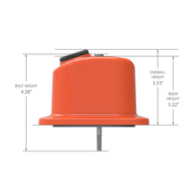 Load image into Gallery viewer, Gm-Licensed-Valve-Cover---Muscle-Series---Sbc---Center-Bolt---Factory-Orange-Machined
