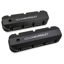 Load image into Gallery viewer, Gm-Licensed-Valve-Cover---Track-Series----Bbc---Fabricated-Aluminum---Short-Bolt---Black