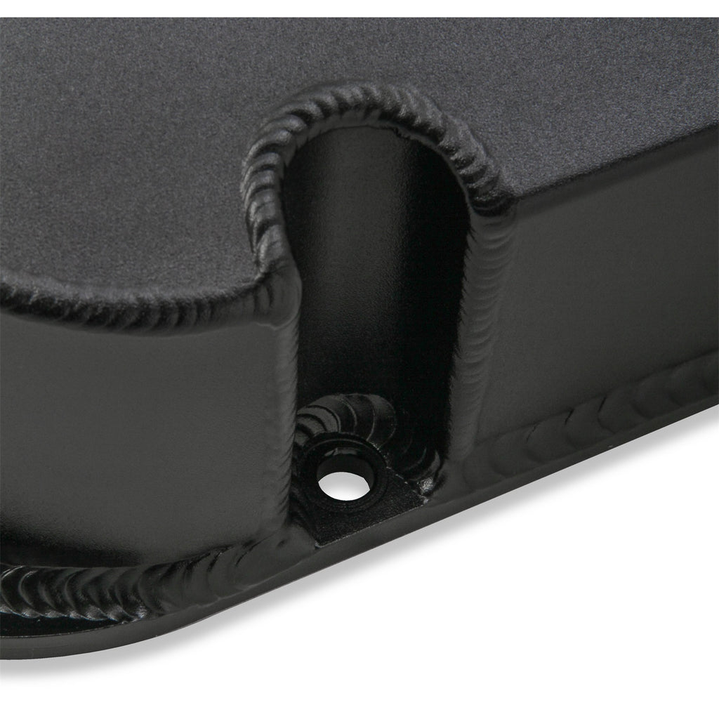 Gm-Licensed-Valve-Cover---Track-Series----Bbc---Fabricated-Aluminum---Short-Bolt---Black