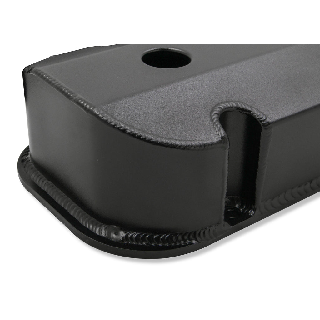 Gm-Licensed-Valve-Cover---Track-Series----Bbc---Fabricated-Aluminum---Short-Bolt---Black
