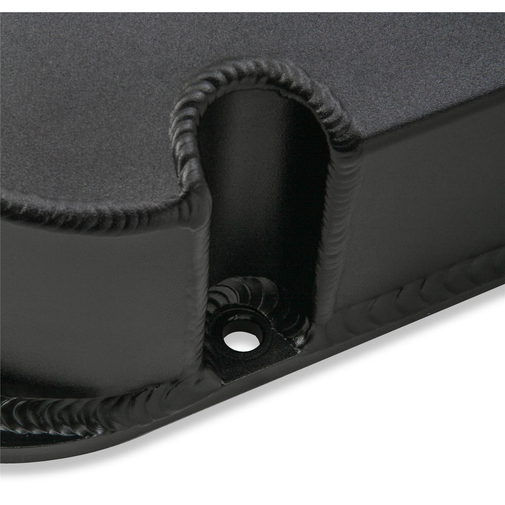 Gm-Licensed-Valve-Cover---Track-Series----Bbc---Fabricated-Aluminum---Short-Bolt---Black