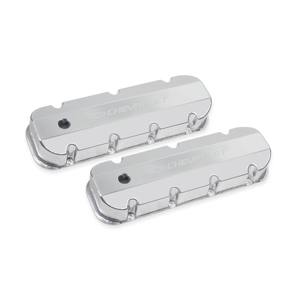 Gm-Licensed-Valve-Cover---Track-Series---Bbc---Fabricated-Aluminum---Silver