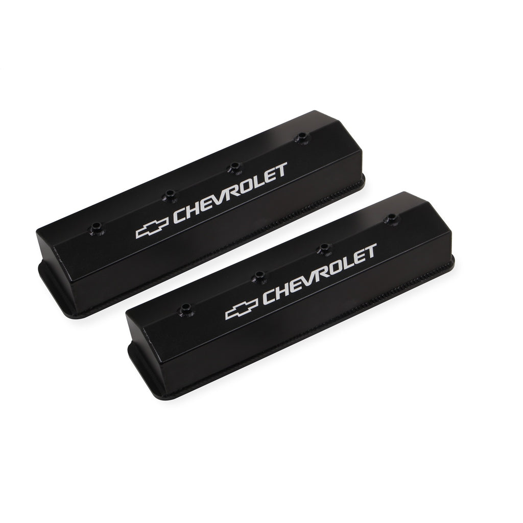 Gm-Licensed-Valve-Cover---Track-Series---Sbc---Fabricated-Aluminum---Center-Bolt---Black