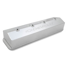 Load image into Gallery viewer, Gm-Licensed-Valve-Cover---Track-Series---Sbc---Fabricated-Aluminum---Center-Bolt---Silver