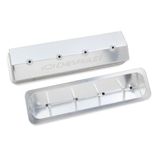 Load image into Gallery viewer, Gm-Licensed-Valve-Cover---Track-Series---Sbc---Fabricated-Aluminum---Center-Bolt---Silver
