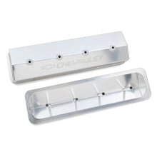 Load image into Gallery viewer, Gm-Licensed-Valve-Cover---Track-Series---Sbc---Fabricated-Aluminum---Center-Bolt---Silver