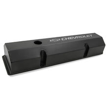 Load image into Gallery viewer, Gm-Licensed-Valve-Cover---Track-Series---Sbc---Fabricated-Aluminum---Perimeter-Bolt---Black