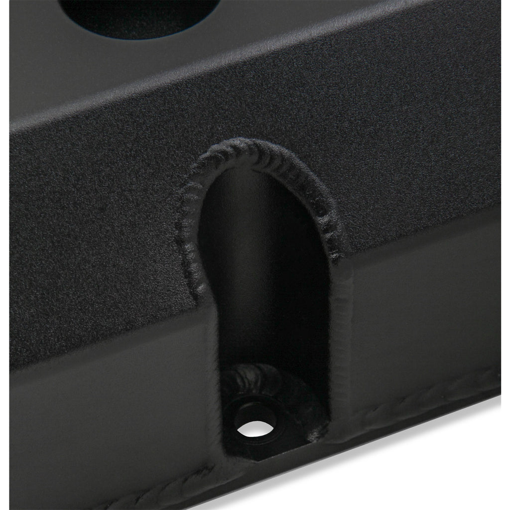 Gm-Licensed-Valve-Cover---Track-Series---Sbc---Fabricated-Aluminum---Perimeter-Bolt---Black