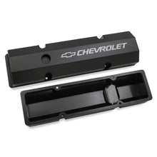 Load image into Gallery viewer, Gm-Licensed-Valve-Cover---Track-Series---Sbc---Fabricated-Aluminum---Perimeter-Bolt---Black