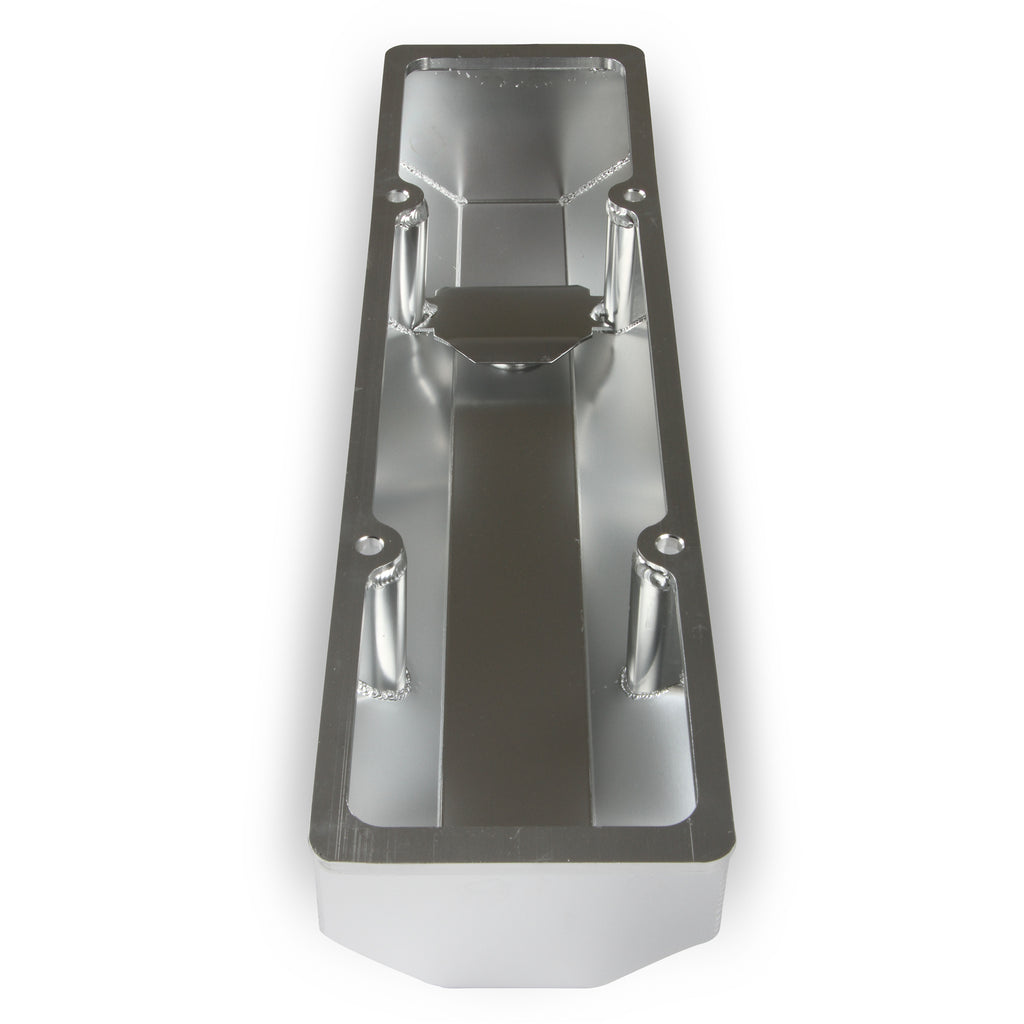 Gm-Licensed-Valve-Cover---Track-Series---Sbc---Fabricated-Aluminum---Perimeter-Bolt---Silver