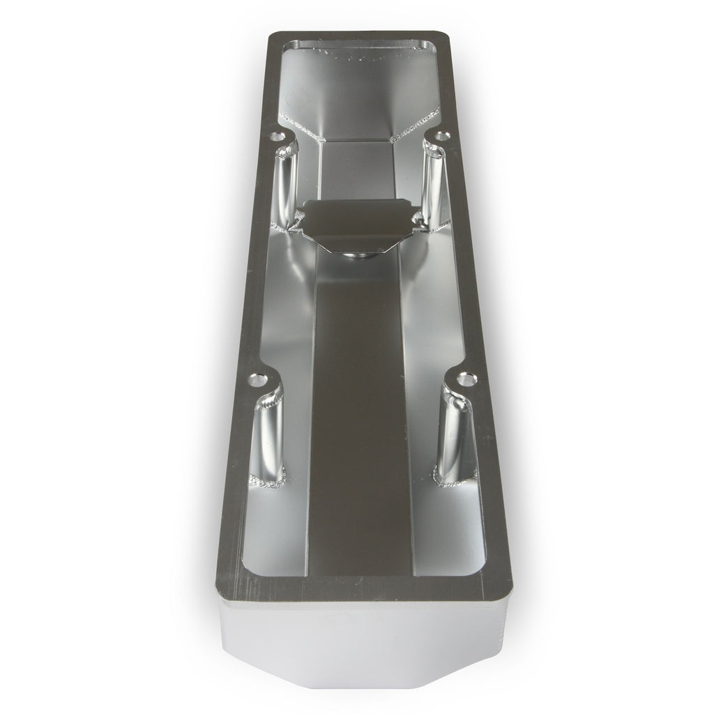 Gm-Licensed-Valve-Cover---Track-Series---Sbc---Fabricated-Aluminum---Perimeter-Bolt---Silver