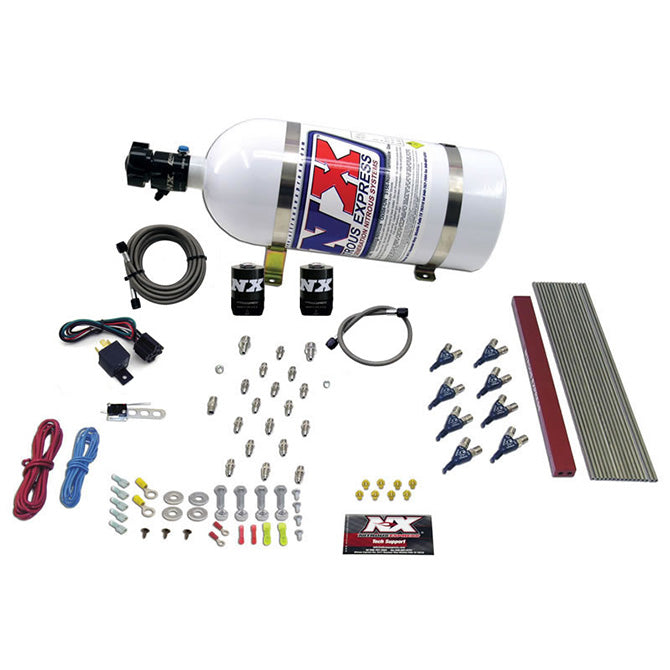 Gm-Lt1Ls1-Pro-Piranha-Nozzle-Gas-Nitrous-Kit-W10Lb-Bottle